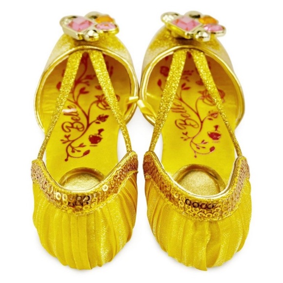 NWT Disney Princess Belle Costume Shoes - Yellow - Picture 4 of 10